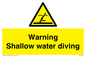 WL7470: Warning shallow water diving