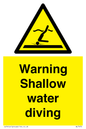 WL7470: Warning shallow water diving