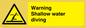 WL7470: Warning shallow water diving