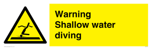 WL7470: Warning shallow water diving