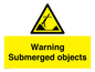 WL7471: Warning submerged objects