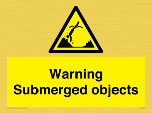 WL7471: Warning submerged objects