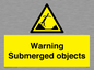 WL7471: Warning submerged objects