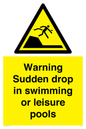 WL7472: Warning sudden drop in swimming or leisure pools