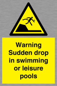 WL7472: Warning sudden drop in swimming or leisure pools