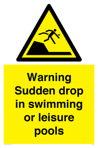WL7472: Warning sudden drop in swimming or leisure pools