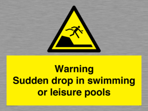WL7472: Warning sudden drop in swimming or leisure pools