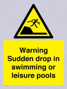WL7472: Warning sudden drop in swimming or leisure pools