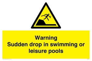 WL7472: Warning sudden drop in swimming or leisure pools