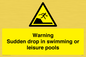 WL7472: Warning sudden drop in swimming or leisure pools