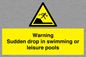 WL7472: Warning sudden drop in swimming or leisure pools