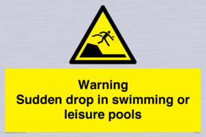 WL7472: Warning sudden drop in swimming or leisure pools