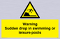 WL7472: Warning sudden drop in swimming or leisure pools