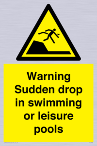 WL7472: Warning sudden drop in swimming or leisure pools