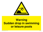 WL7472: Warning sudden drop in swimming or leisure pools