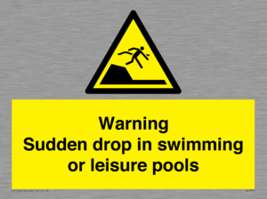 WL7472: Warning sudden drop in swimming or leisure pools
