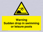 WL7472: Warning sudden drop in swimming or leisure pools