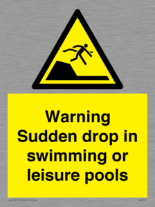 WL7472: Warning sudden drop in swimming or leisure pools