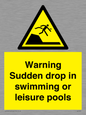 WL7472: Warning sudden drop in swimming or leisure pools