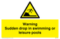 WL7472: Warning sudden drop in swimming or leisure pools