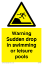 WL7472: Warning sudden drop in swimming or leisure pools
