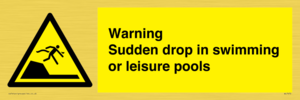 WL7472: Warning sudden drop in swimming or leisure pools