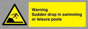 WL7472: Warning sudden drop in swimming or leisure pools