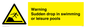 WL7472: Warning sudden drop in swimming or leisure pools