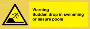 WL7472: Warning sudden drop in swimming or leisure pools