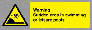 WL7472: Warning sudden drop in swimming or leisure pools