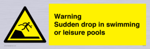 WL7472: Warning sudden drop in swimming or leisure pools