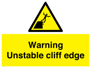 WL7474: Warning unstable cliff edge