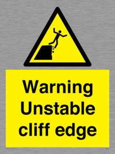 WL7474: Warning unstable cliff edge