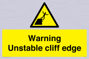 WL7474: Warning unstable cliff edge