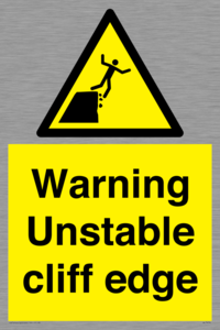 WL7474: Warning unstable cliff edge