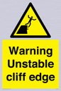 WL7474: Warning unstable cliff edge