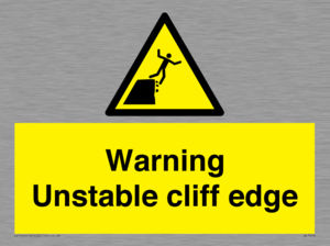 WL7474: Warning unstable cliff edge