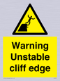 WL7474: Warning unstable cliff edge