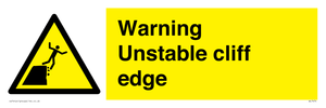 WL7474: Warning unstable cliff edge