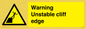 WL7474: Warning unstable cliff edge