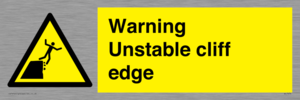 WL7474: Warning unstable cliff edge