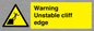 WL7474: Warning unstable cliff edge