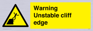 WL7474: Warning unstable cliff edge