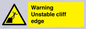 WL7474: Warning unstable cliff edge