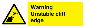 WL7474: Warning unstable cliff edge