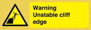 WL7474: Warning unstable cliff edge