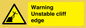 WL7474: Warning unstable cliff edge