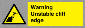 WL7474: Warning unstable cliff edge