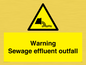 WL7476: Warning Sewage effluent outfall