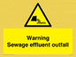 WL7476: Warning Sewage effluent outfall
